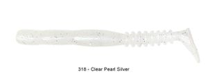 FAT ROCKVIBE SHAD 4" 318 - PEARL SILVER