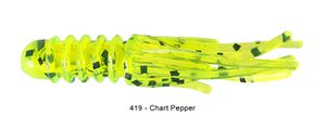 Lures Reins MICRO TUBE 1,5" 419 - CHARTREUSE PEPPER