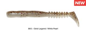 Lures Reins ROCKVIBE SHAD 3,5" B83 - WHITE GOLD LEGEND