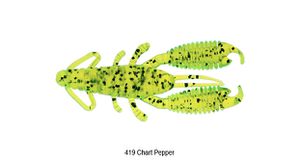 Lures Reins RING CRAW MINI 2,5" 419 - CHARTREUSE PEPPER