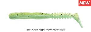 Lures Reins ROCKVIBE SHAD 3" B85 - CHART PEPPER GLOW MELON SILVER