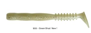 Lures Reins FAT ROCKVIBE SHAD 4" B33 - GREEN SHAD