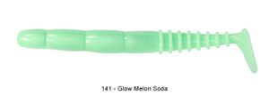 Lures Reins FAT ROCKVIBE SHAD 5" 141 - GLOW MELON SODA