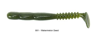 Lures Reins FAT ROCKVIBE SHAD 4" 001 - WATERMELON SEED
