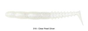 FAT ROCKVIBE SHAD 5" EXTRA SOFT 318 - PEARL SILVER