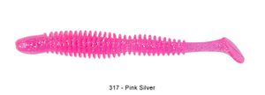 Leurres Reins BUBBLING SHAD 4" 317 - PINK SILVER