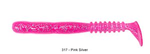 Lures Reins FAT ROCKVIBE SHAD 4" 317 - PINK SILVER