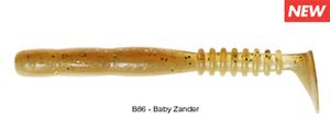 Lures Reins FAT ROCKVIBE SHAD 4" B86 - BABY ZANDER