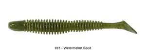 Lures Reins BUBBLING SHAD 4" 001 - WATERMELON SEED