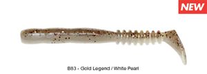 Lures Reins ROCKVIBE SHAD 3" B83 - WHITE GOLD LEGEND
