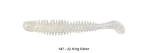 Lures Reins BUBBLING SHAD 3" 147 - AJI KING SILVER