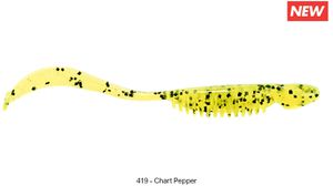 Lures Reins CURLY SHAD 3,5" 419 - CHARTREUSE PEPPER