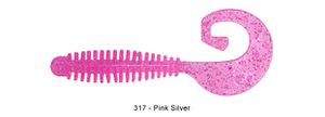 Lures Reins G-TAIL GRUB 3" 317 - PINK SILVER