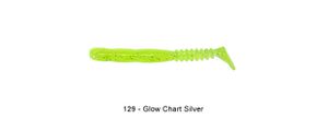 ROCKVIBE SHAD 1,2" 129 - GLOW CHARTREUSE SILVER