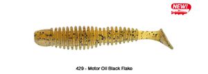 Lures Reins BUBBLING SHAD 3" 429 - MOTOR OIL PEPPER