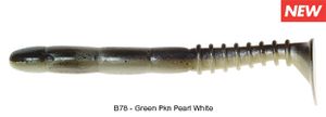 Lures Reins FAT ROCKVIBE SHAD 6,5" B78 - GREEN PUMPKIN PEARL WHITE
