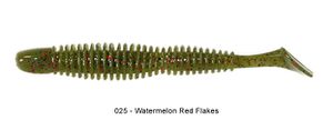 Lures Reins BUBBLING SHAD 4" 025 - WATERMELON RED FLAKE