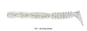 Lures Reins FAT ROCKVIBE SHAD 4" 147 - AJI KING SILVER