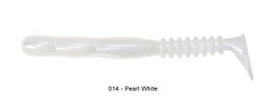 FAT ROCKVIBE SHAD 4" 014 - PEARL WHITE