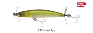 Lures Tiemco PDL STEALTH PEPPER 70 FS & 110 FS 6 G 290 - LIME AYU
