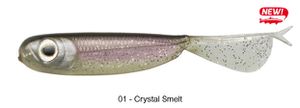 Lures Tiemco PDL SUPER FIN TAIL 2,7" 01 - CRYSTAL SMELT