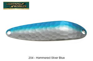 LIGHTNING WOBBLER 5 G 204 - HAMMERED SILVER BLUE