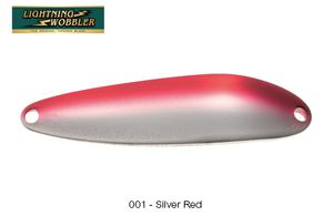 Lures Tiemco LIGHTNING WOBBLER 5 G 001 - SILVER RED