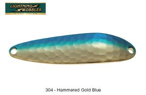 Lures Tiemco LIGHTNING WOBBLER 3.5 G 304 - HAMMERED GOLD BLUE