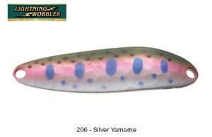 Lures Tiemco LIGHTNING WOBBLER 3.5 G 206 - SILVER YAMAME