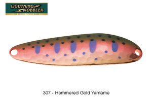 Lures Tiemco LIGHTNING WOBBLER 10 G 307 - HAMMERED GOLD YAMAME