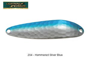 Lures Tiemco LIGHTNING WOBBLER 3.5 G 204 - HAMMERED SILVER BLUE