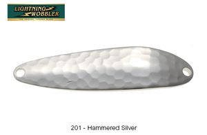 Lures Tiemco LIGHTNING WOBBLER 14 G 201 - HAMMERED SILVER
