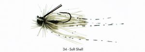 Lures Tiemco PDL MINI RUBBER BAIT FINESSE SP 2.7 G 34 - SOFT SHELL