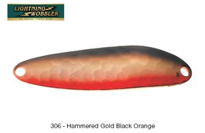 Lures Tiemco LIGHTNING WOBBLER 5 G 306 - HAMMERED GOLD BLACK ORANGE