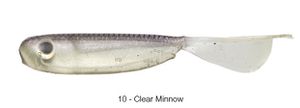 Lures Tiemco PDL SUPER FIN TAIL 2,7" 10 - CLEAR WINNOW