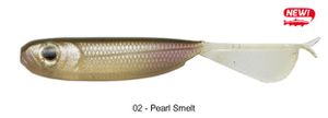 Lures Tiemco PDL SUPER FIN TAIL 2,7" 02 - PEARL SMELT