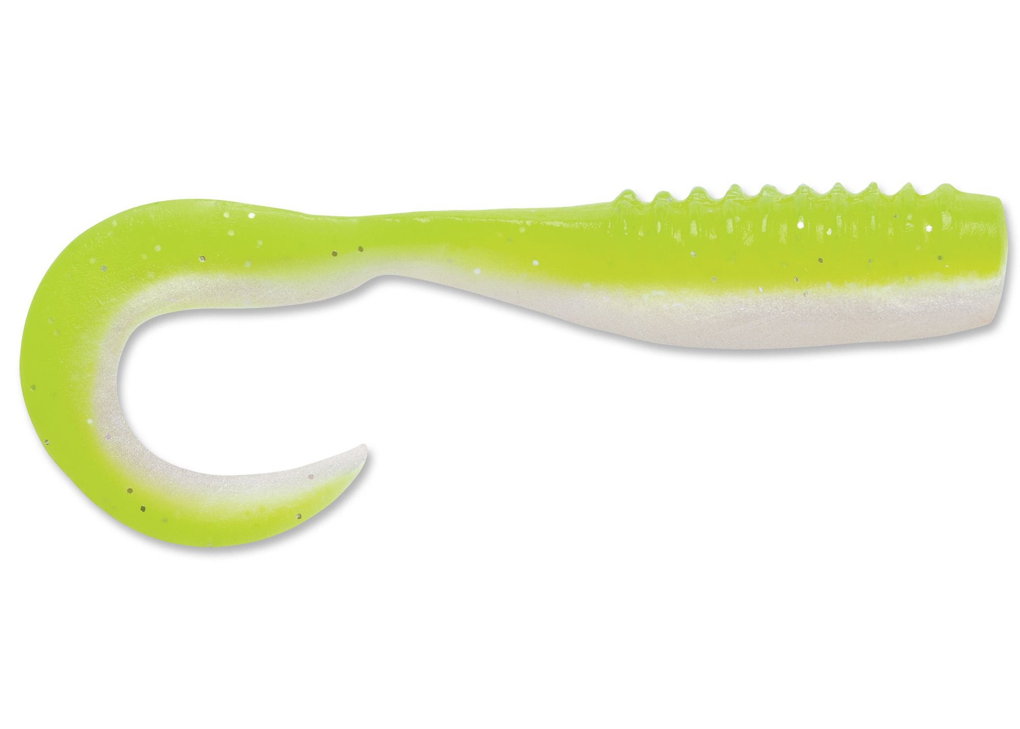 Lures Trigger X CURL TAIL MINNOW TXCTM15 CHARTREUESE PEARL
